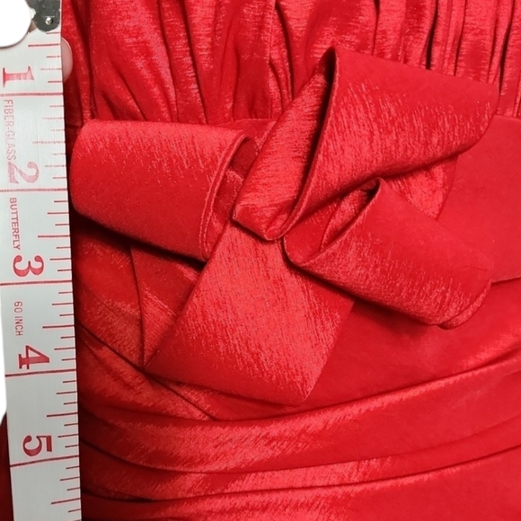 Red Strapless Mini Jessica McClintock - Size 10 - EUC - Picture 3 of 8